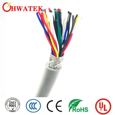 Cl2 ou UL2464 VW-1 À Prova de Fogo Sr-PVC Isolado 12p× 22AWG+1c× 22AWG Fio de Cabo Elétrico de Média Tensão