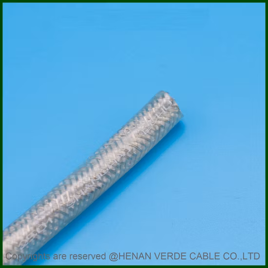 1,5 mm AWG14 PFA FEP Fio trançado de revestimento de fibra de vidro isolado para alta temperatura
