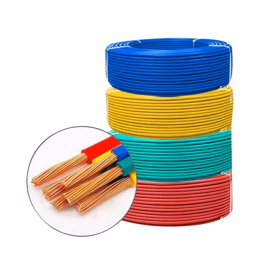 1,5 mm 2,5 mm Cabo de cobre trançado de PVC flexível Borracha de silicone PTFE Cabo elétrico para soldagem de construção Termocople Fio elétrico
