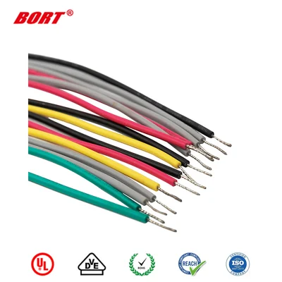 Fio elétrico isolado Sr-PVC UL1061 26AWG desencapado ou diluído 16-32AWG Chicote de fiação