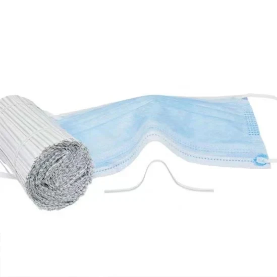 Barra nasal de plástico PE Máscara de proteção ambiental do fio nasal
