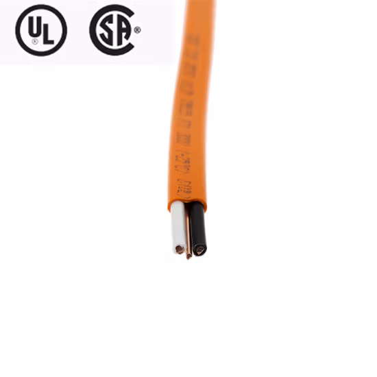 Nmd90 Calibre 14/2 14/3c 8/3 12/3 Calibre PVC Revestimento de nylon Listado CS Fio de construção padrão Aprovação CSA