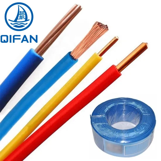 450/750V 2,5mm2 4mm2 6mm2 10mm2 16mm2 Fio de cobre multicore PVC Fio elétrico Fio flexível e cabo para construção H07V-K